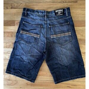 Men’s Size 38 Vintage Y2K Southpole Baggy Denim Shorts/Jorts